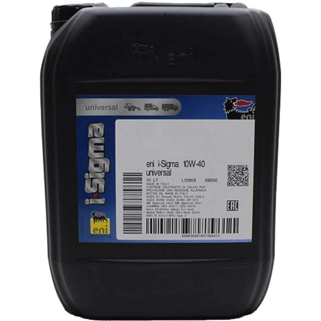 Моторное масло Eni i-Sigma universal 10W-40 20л (108550) - изображение 1
