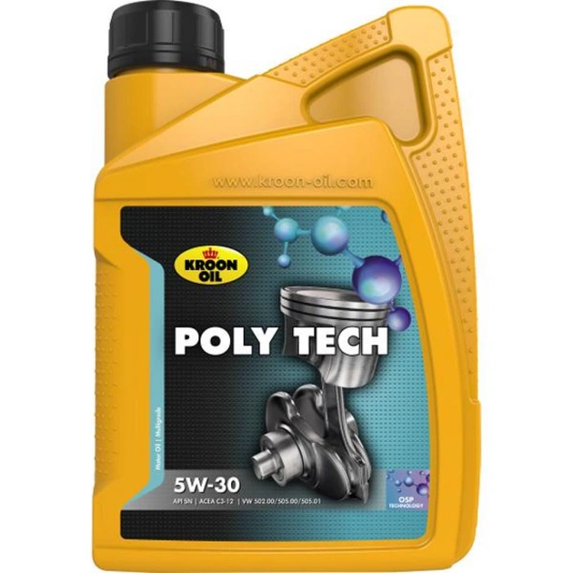 Моторна олива Kroon-Oil POLY TECH 5W-30 1л (KL 32578) - зображення 1
