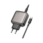 Зарядний пристрій BOROFONE BAS56A Absolute 2xUSB-C + 1xUSB-A PD45W + cable USB-C to USB-C Black (6941991116278) - зменшене зображення 2