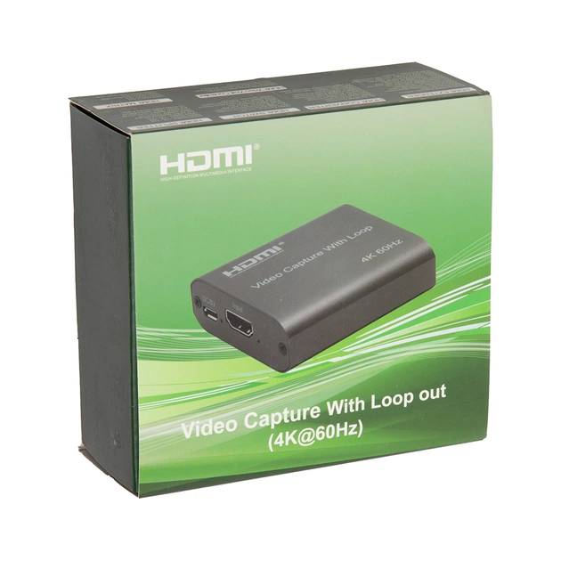 Пристрій захоплення відео PowerPlant HDVC5 HDMI 4k/60hz (CA914166) - picture 3