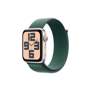 Смарт-годинник Apple Watch SE 2024 GPS 44mm Starlight Aluminium Case with Lake Green Sport Loop (MXEW3QH/A) зображення 1