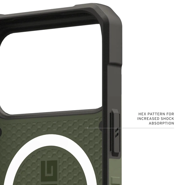 Чохол до мобільного телефона UAG Pathfinder MagSafe iPhone 17 Pro Max Olive (114549117272) - picture 3