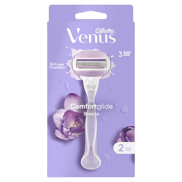 Бритва Gillette Venus ComfortGlide Breeze з 2 змінними картриджами (7702018886166) - picture 2