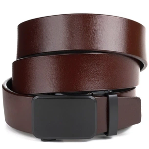 Ремінь Vintage Чоловічий з автоматичною пряжкою Коричневий (20271) зображення 1