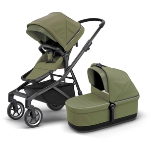 Коляска Thule 2 в 1 Sleek (Soft Green on Black) (TH 11000030) зображення 1