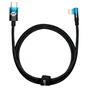 Кабель Baseus MVP 2 USB Type-C - Lightning (M/M), 20W, 1 м Black/Blue (CAVP000221) - зменшене зображення 1