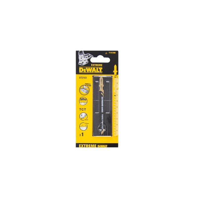 Полотно DeWALT EXTREME L=100,WL=69, 4.3 мм, макс.глубина реза - 20 мм (DT2103) - изображение 1
