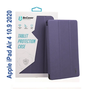 Чохол до планшета BeCover Tri Fold Hard Apple iPad Air 4 10.9 2020/2021 Purple (706862) зображення 1
