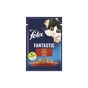 Вологий корм для кішок Purina Felix Fantastic з яловичиною в желе 85 г (7613039838624) - зменшене зображення 1