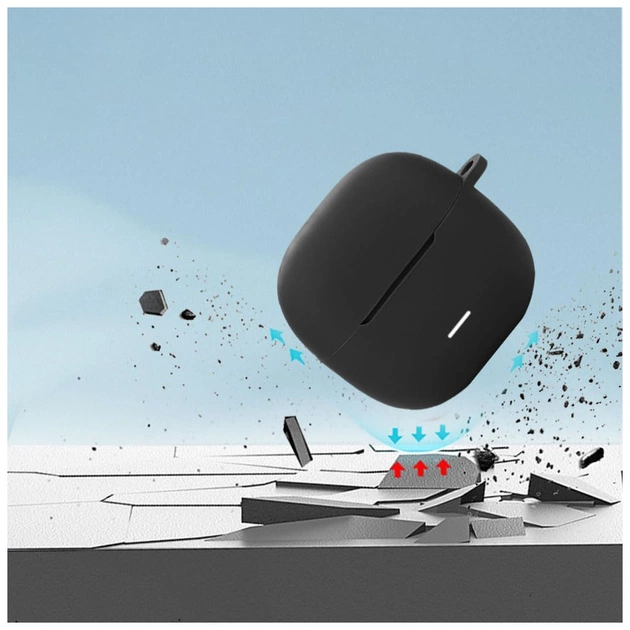 Чохол для навушників BeCover для Xiaomi Redmi Buds 6 Lite Black (713232) - picture 5