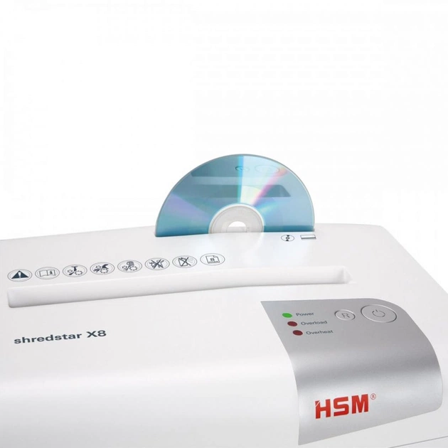 Знищувач документів HSM shredstar X8 (4,5x30) (6010958) - зображення 4