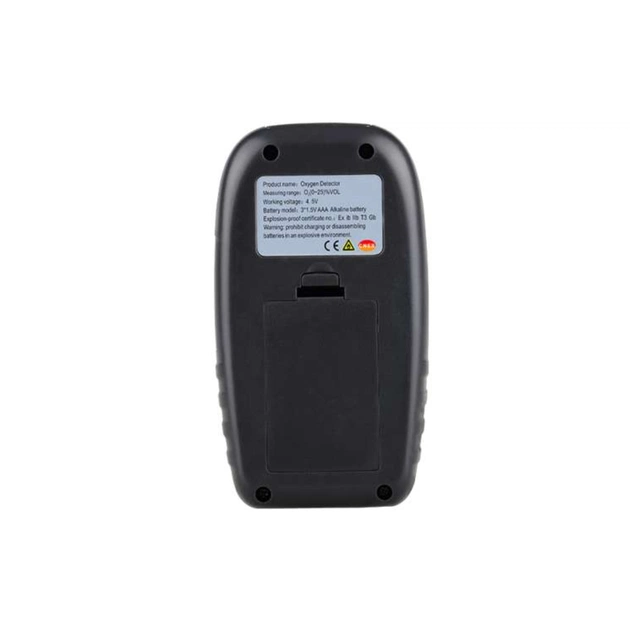 Газоаналізатор Wintact концентрації кисню O2 + термометр 0-25% VOL, 0-50 ° C (WT8821) - picture 4