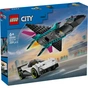Конструктор LEGO City Реактивний літак проти автомобіля (60489) - уменьшенное изображение 1