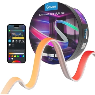 Світлодіодна стрічка Govee H61E5 COB Strip Light Pro 3m RGBIC+W WI-FI/Bluetooth white (H61E53D1) зображення 1