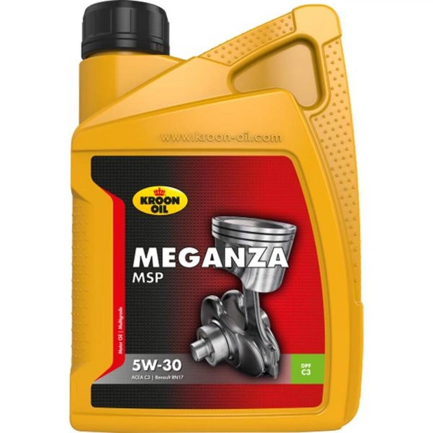 Моторна олива Kroon-Oil Meganza MSP 5W-30 1л (KL 36616) - зображення 1