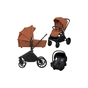 Коляска Lionelo Mika plus 3 in 1 brown rust (LO-MIKA PLUS 3IN1 BROWN RUST) - зменшене зображення 1
