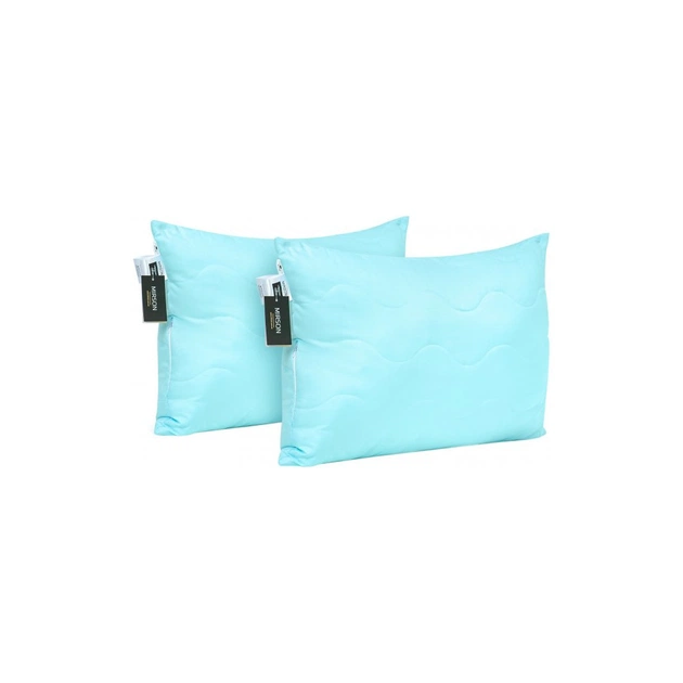 Подушка MirSon Набір Memory effekt 1628 Eco Light Blue середні (2200002651943) - изображение 1