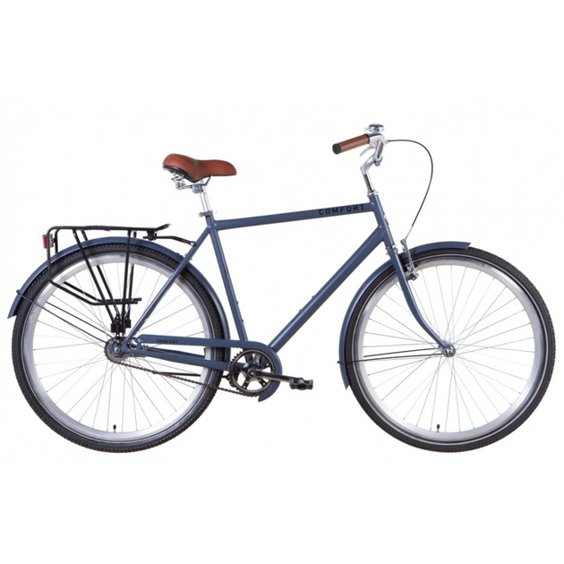 Велосипед Дорожник 28" COMFORT MALE рама-22" 2021 Black/Grey (OPS-D-28-204) - зображення 1