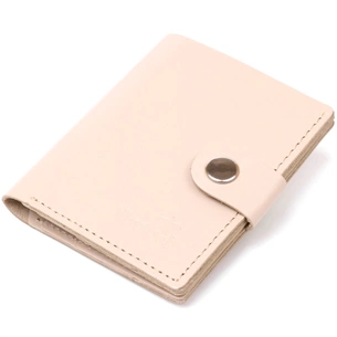 Портмоне Shvigel Шкіряне Бежеве (16510) зображення 1