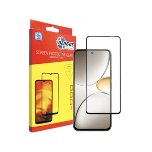 Стекло защитное Dengos Full Glue Realme C85 Black (TGFG-449) изображение 1