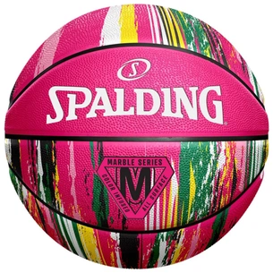 М'яч баскетбольний Spalding Marble Ball рожевий Уні 7 84402Z (689344406510) зображення 1