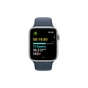 Смарт-годинник Apple Watch SE 2023 GPS 44mm Silver Aluminium Case with Storm Blue Sport Band - S/M (MREC3QP/A) - зменшене зображення 6
