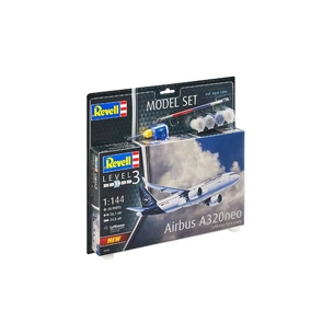 Збірна модель Revell Літак Аеробус A321 Neo рівень 3 масштаб 1:144 (RVL-63942) зображення 1