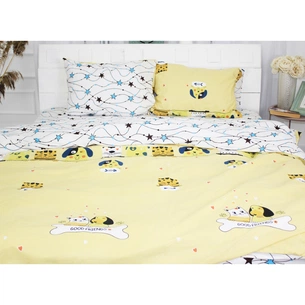 Постільна білизна MirSon Бязь Ranforce Elite 17-0517 Cat-dog 110х140 (2200004659633) зображення 1