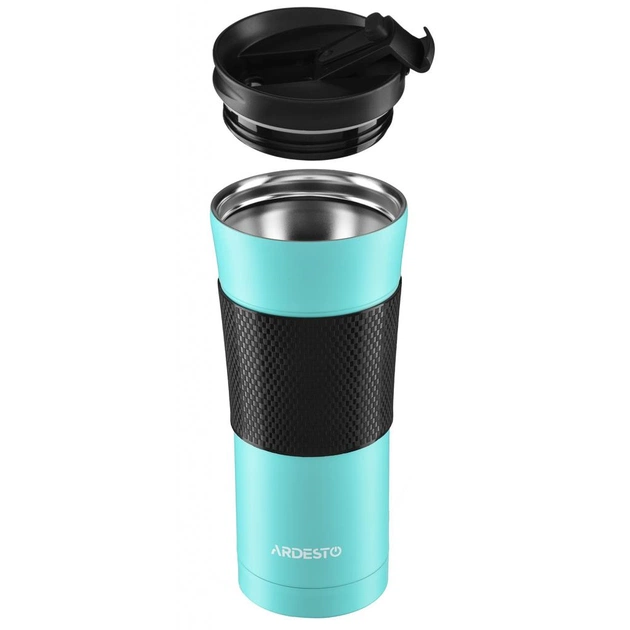 Термокружка Ardesto To Go 450 мл Turquoise (AR2645SMT) - зображення 3