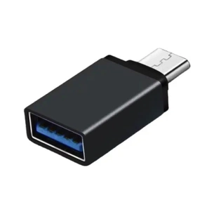 Перехідник USB 2.0 AF to Micro 5P M OTG black Voltronic (YT 37681) зображення 1