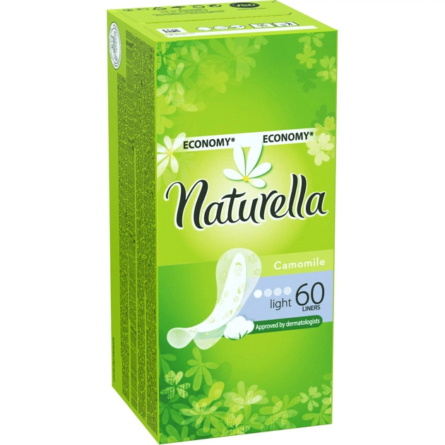 Щоденні прокладки Naturella Сamomile Light 60 шт (4015400198246) - изображение 1