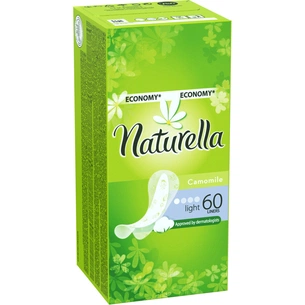 Щоденні прокладки Naturella Сamomile Light 60 шт (4015400198246) зображення 1