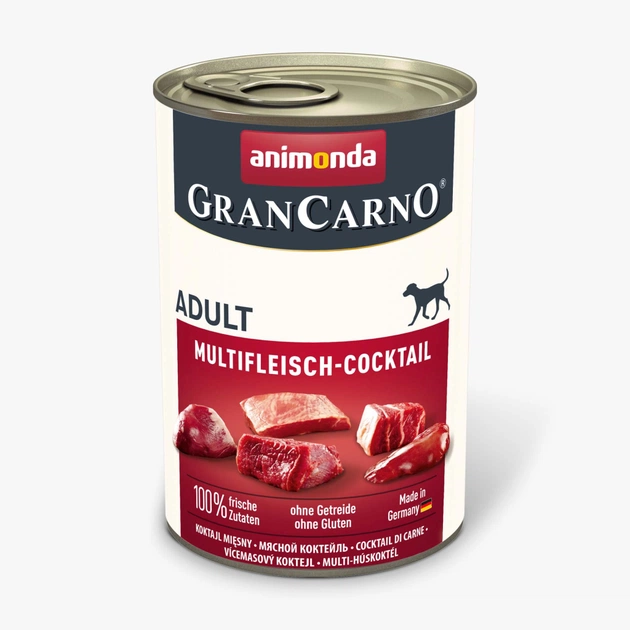 Консерви для собак Animonda GranCarno Adult Multi Meat Cocktail 400 г (4017721827300) - зображення 1
