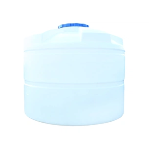 Ємність для води Пласт Бак вертикальна харчова 750 л біла (12246) изображение 1