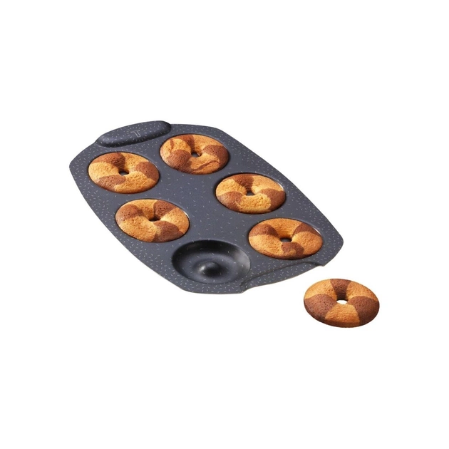 Форма для випікання Tefal PerfectBake, 6 форм, квадратний, 21х29см, алюміній, коричневий (J5734602) - picture 4