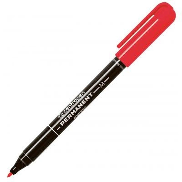 Маркер Centropen Permanent 2846 1 мм red (2846/02) - изображение 1