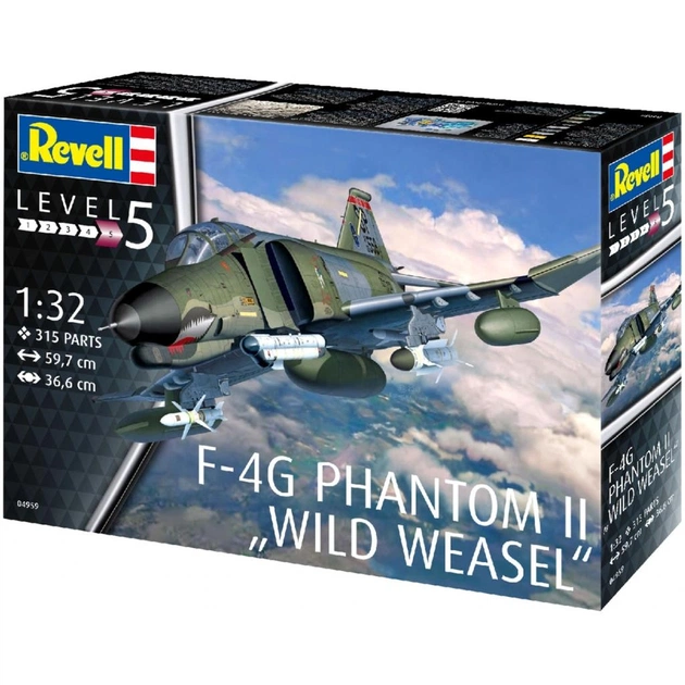Збірна модель Revell Винищувач F-4G Фантом II "Дика ласка" 1:32 (4009803049595) - изображение 1