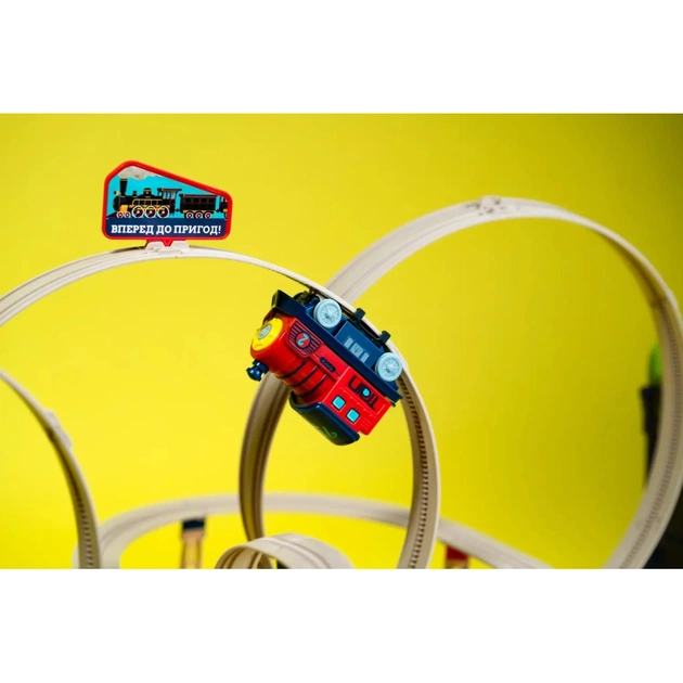 Железная дорога Otamanko Храбрый паровозик трюковая железная дорога 137 деталей (89960) - изображение 4
