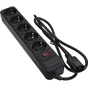 Мережевий фільтр живлення Patron 1 m3*1mm2 (SP-1053U) 5 розеток BLACK (EXT-PN-SP-1053U) - зменшене зображення 1