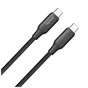 Дата кабель USB-C to USB-C 1.0m 3A 60W TPE embossed black ColorWay (CW-CBPDCC101-BK) - зменшене зображення 3