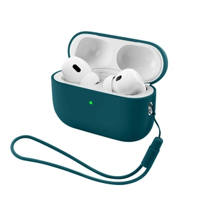 Чехол для наушников Armorstandart Silicone Case with straps For Apple AirPods Pro 3 Dark Green (ARM91279) изображение 1