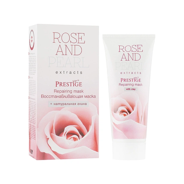 Маска для обличчя Vip's Prestige Rose & Pearl Repairing Mask Відновлювальна 75 мл (3800010516525) - зображення 1