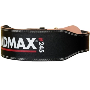 Атлетичний пояс MadMax MFB-245 Full leather шкіряний Black M (MFB-245_M) зображення 1