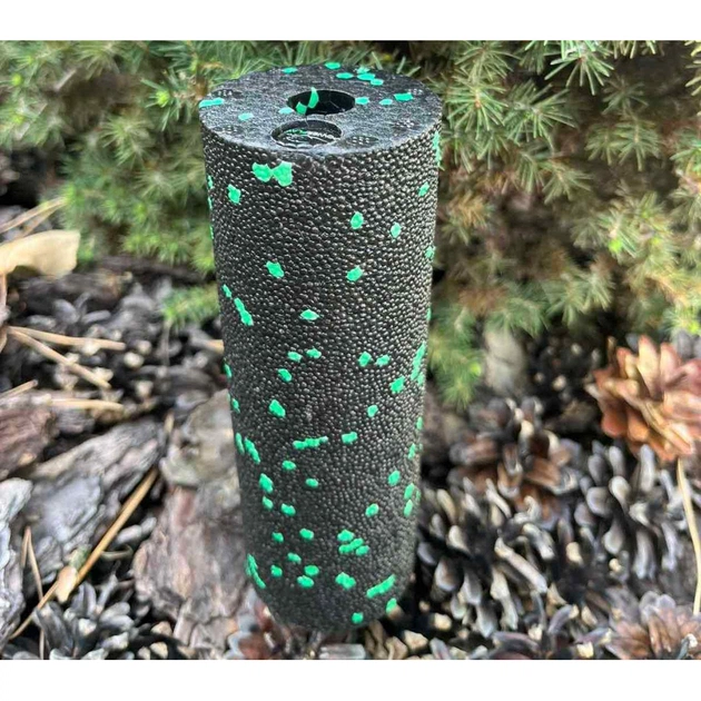 Масажний ролик PowerPlay PP-4346 Mini EPP Foam Roller 15x5,3см Чорно/Зелений (PP_4346_Green_(15*5)) - picture 3