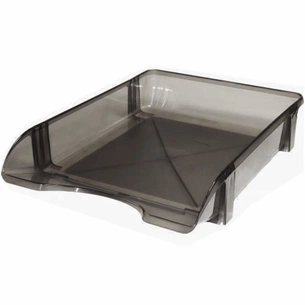 Лоток для паперів КіП горизонтальний, димчастий (TRAYH-KIP-LG-06-D) зображення 1