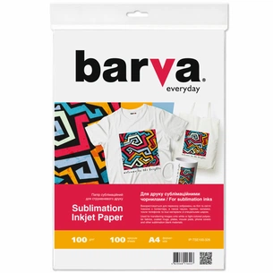 Фотопапір Barva A4 Everyday Sublimation 100 г, 100л (IP-TSE100-328) зображення 1