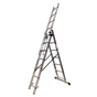 Драбина GTM 3-секції, розкладна, 3*7сх. 1,90-4,07м (KME307) - уменьшенное изображение 1