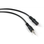 Кабель мультимедійний 3.5mm M to 3.5mm F 1.8 m Vinga (VCPDCJ35MF1.8BK) - уменьшенное изображение 3