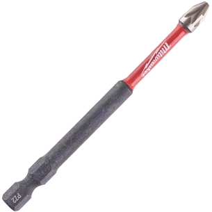 Біта для шуруповерта Milwaukee SHOCKWAVE, PZ2, 90мм 1шт (4932430867) зображення 1