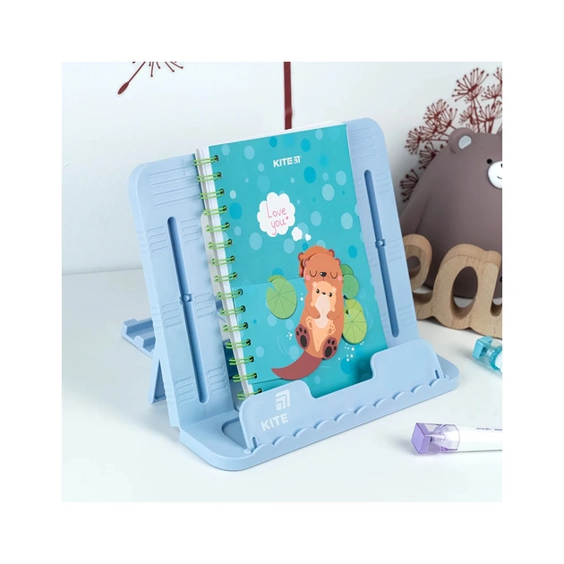 Підставка для книг Kite пластикова, блакитна (K25-330-3) - picture 4